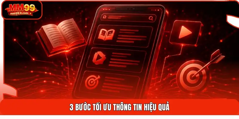 3 bước tối ưu thông tin hiệu quả