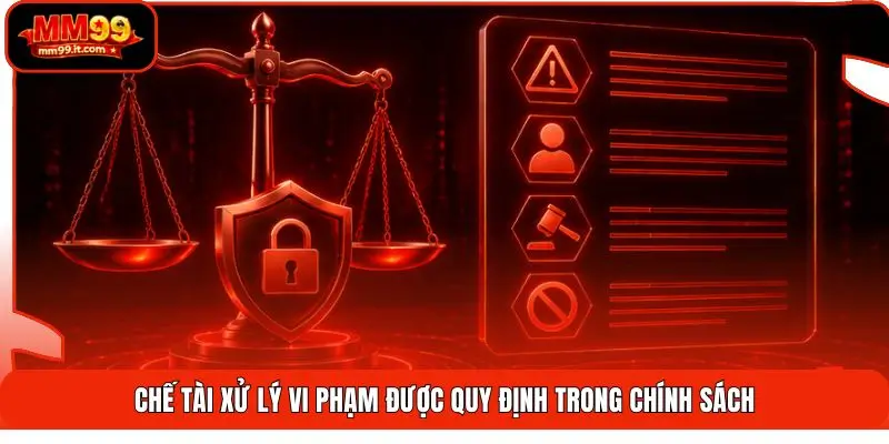 Chế tài xử lý vi phạm được quy định trong chính sách