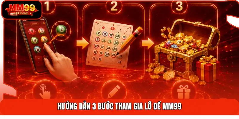 Hướng dẫn 3 bước tham gia lô đề MM99