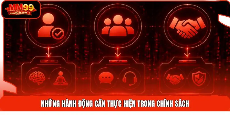 Những hành động cần thực hiện trong chính sách