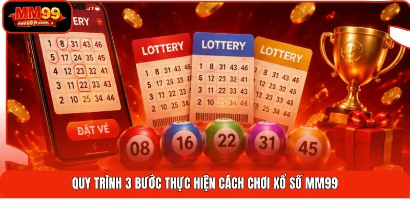 Cách Chơi Xổ Số MM99 | Nắm Luật 10 Phút - Đặt Vé Dễ Dàng 2 Quy trình 3 bước thực hiện cách chơi xổ số MM99